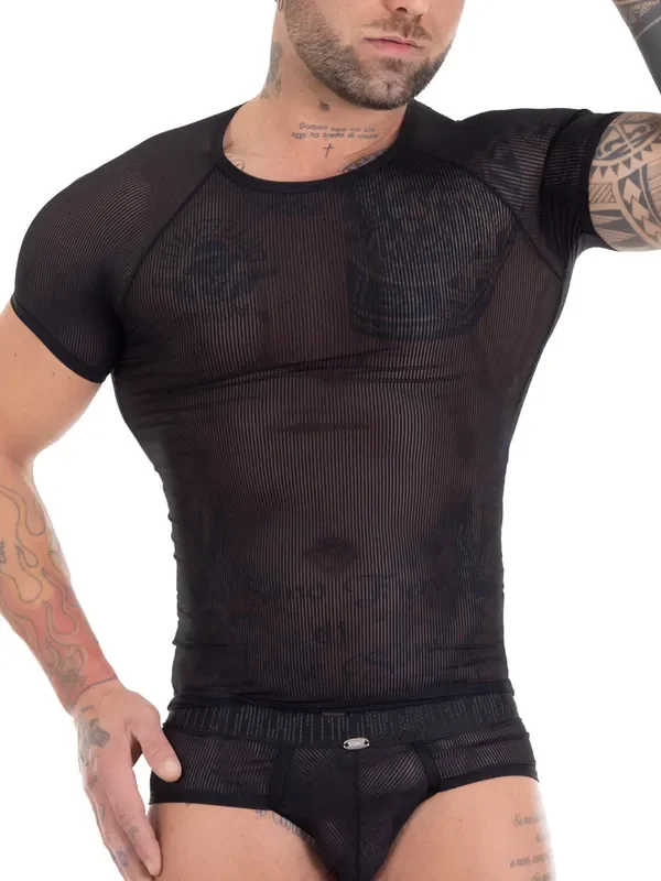 Eros Veneziani Alberto T-Shirt, schwarz