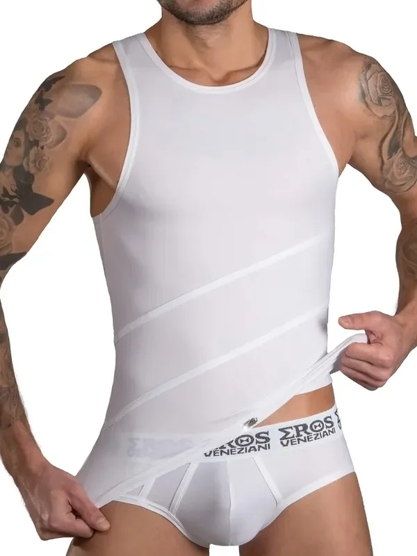 Eros Veneziani Angelo Tanktop, weiß