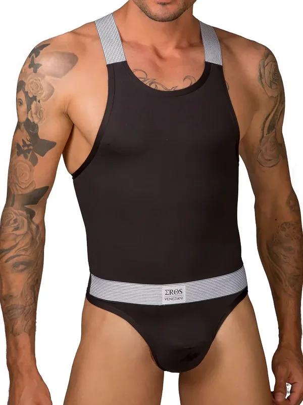 Eros Veneziani Cool Boy Stringbody, schwarz