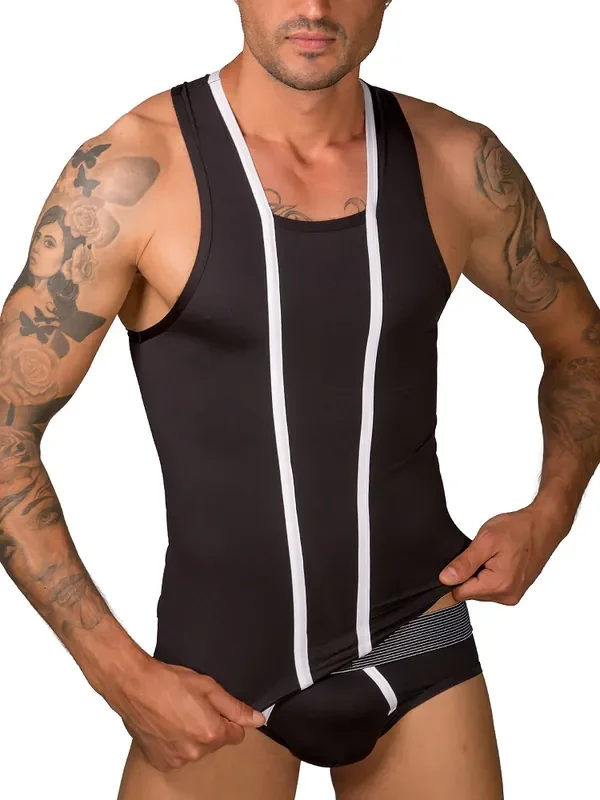 Eros Veneziani Cool Boy Tanktop, schwarz