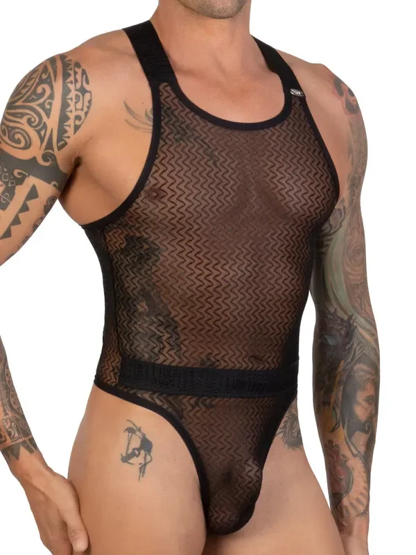 Eros Veneziani Domenico Stringbody, schwarz