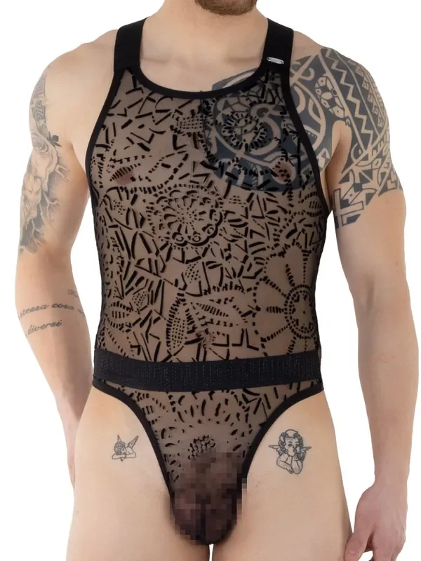 Eros Veneziani Patrizio Stringbody, schwarz