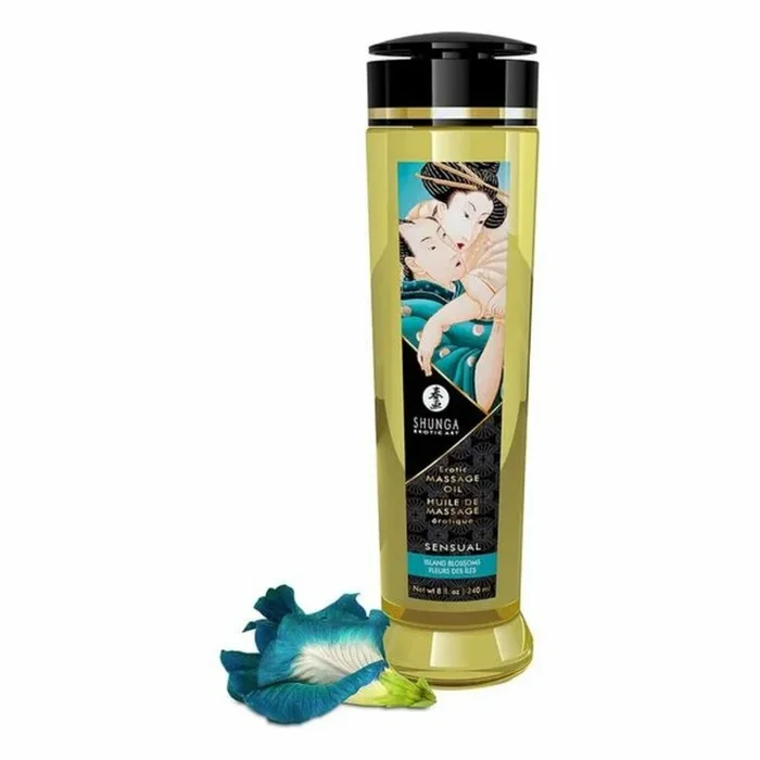 Erotic Massage Oil Island Blossoms Shunga SHU-1224 240 ml