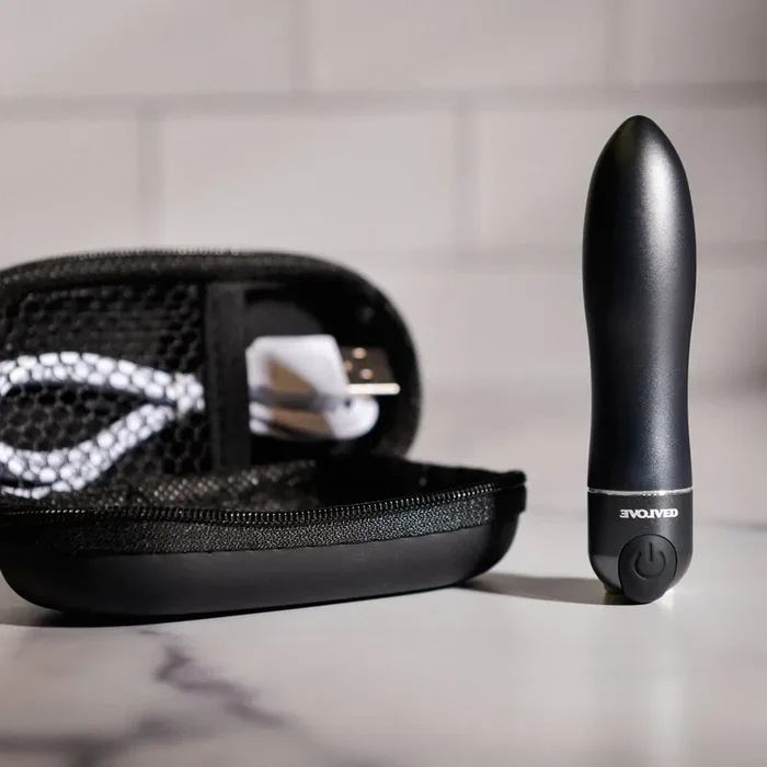 Evolved – Travel Gasm Bullet Vibrator – Schwarz