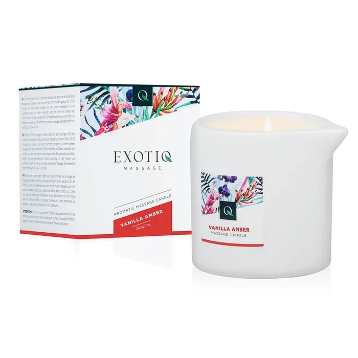 Exotiq Massagekerze Vanilla Amber – 200g