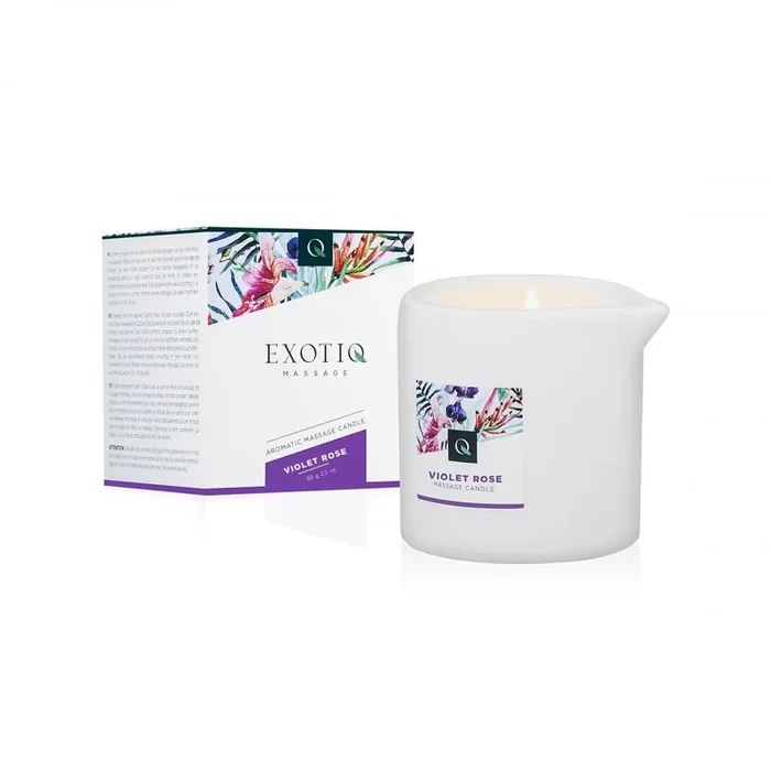 Exotiq Massagekerze Violet Rose – 60g
