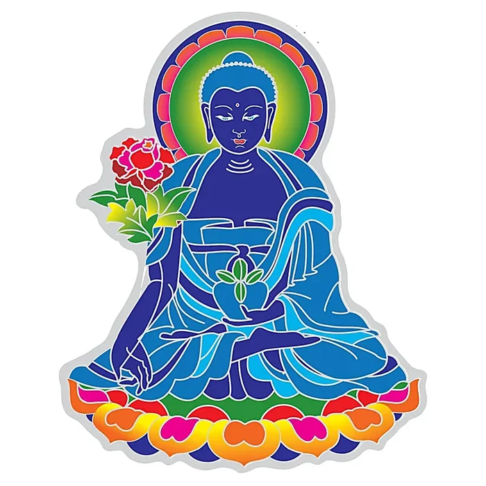Fenster-Sticker – Medizin Buddha 21cm