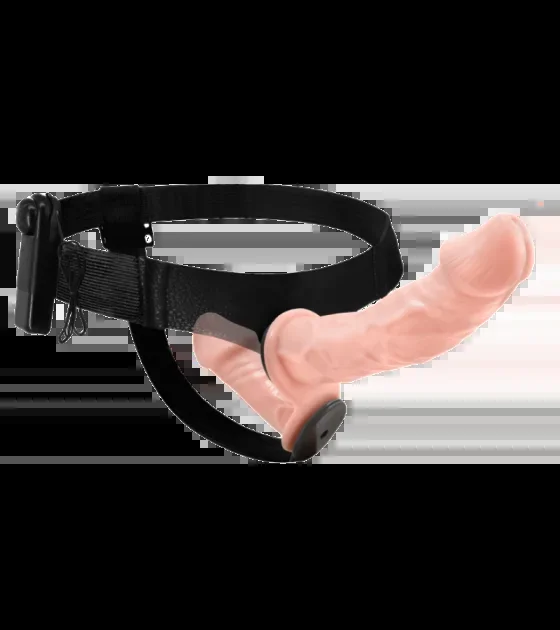 Ferngesteuerter Umschnallvibrator mit Innendildo