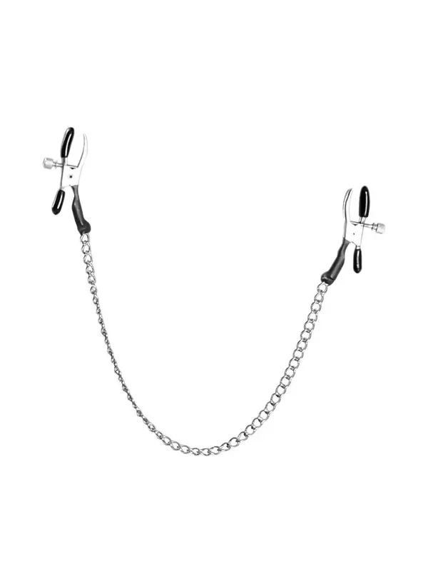 Fetish Fantasy Alligator Nipple Clamps Nippelklemmen, schwarz-silber