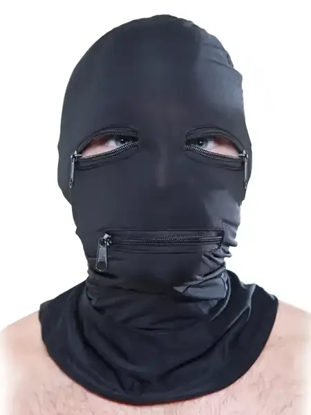 Fetish Fantasy Kopfmaske mit Reißverschlüssen