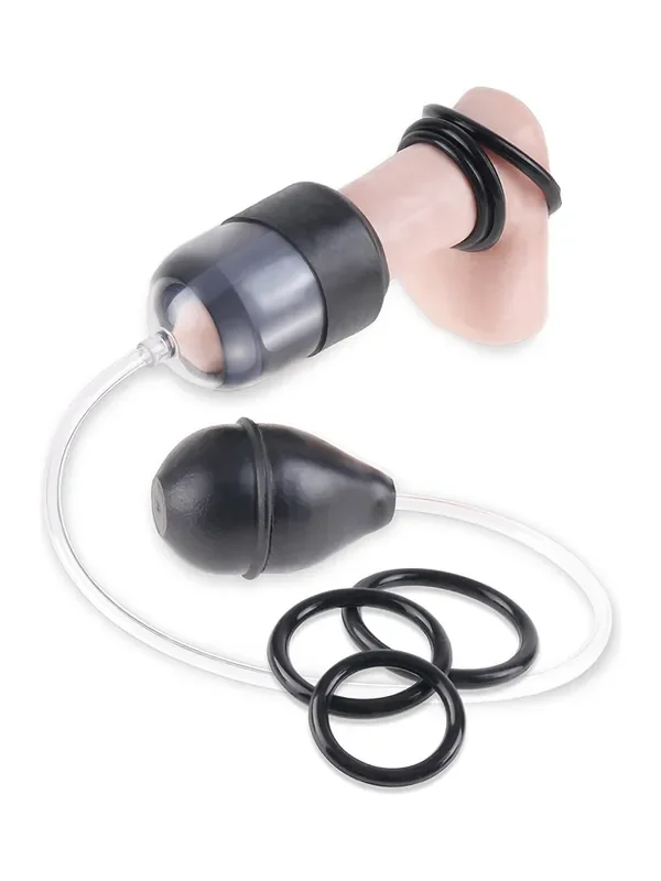Fetish Fantasy Suck N‘ Stroke Head Pump Eichelpumpe, schwarz/transparent