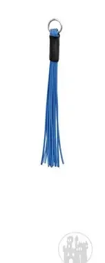 Finger Peitsche blau m. 18 Riemen