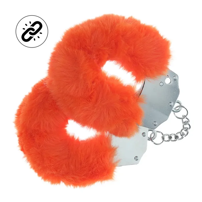 Flauschige Handschellen – Orange