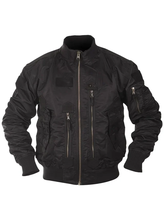 Fliegerjacke schwarz (Grösse L)