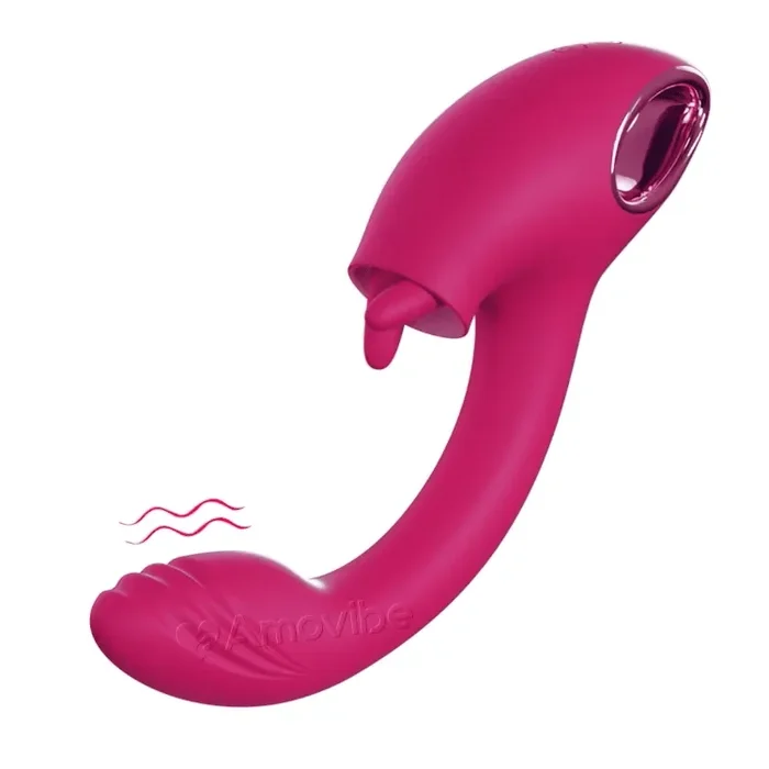G-Punkt-Vibrator mit Dual-Licking-Funktion