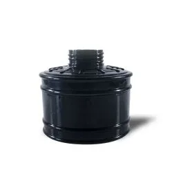 Gasmaske Leerfilter – Schwarz