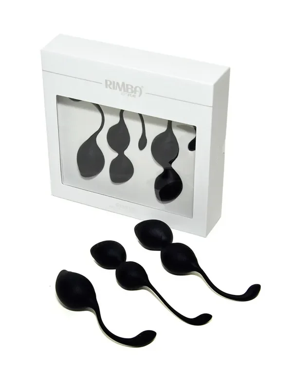 Geneva Kegel Balls Liebeskugel-Set, schwarz