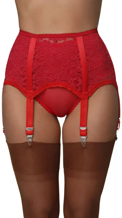 Georgina Strumpfhalter Rot