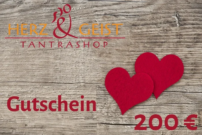 Geschenk Gutschein – Sinnliches und SinnVolles im Wert von 200 EUR