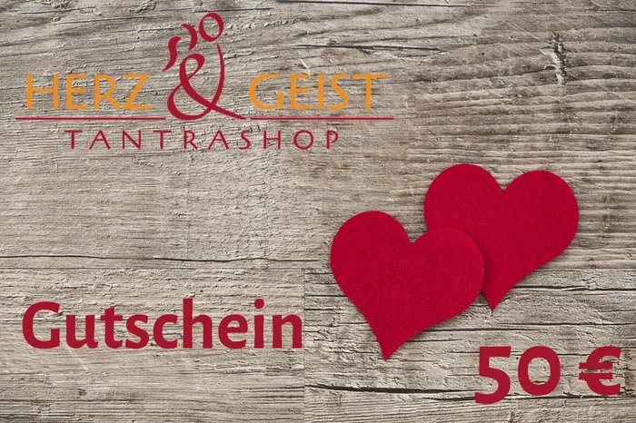 Geschenk Gutschein – Sinnliches und SinnVolles im Wert von 50 EUR