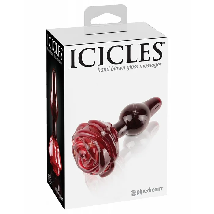 Glas-Analplug »Icicles No. 76«