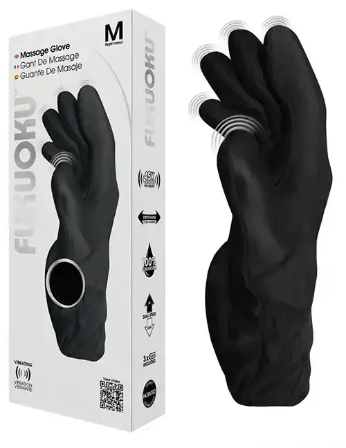 Glove Massage-Handschuh schwarz