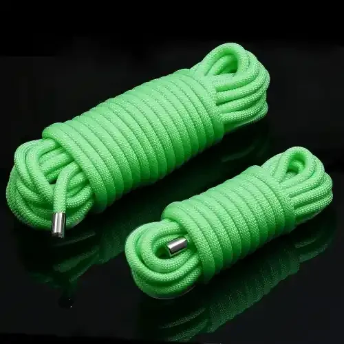 ‘Glow-in-the-dark‘ Bondage Seil (Grösse M)