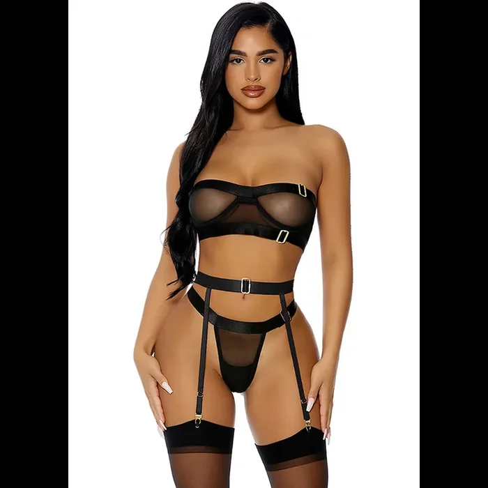 Good As Gold Lingerie Set – Lingerie Set – XL