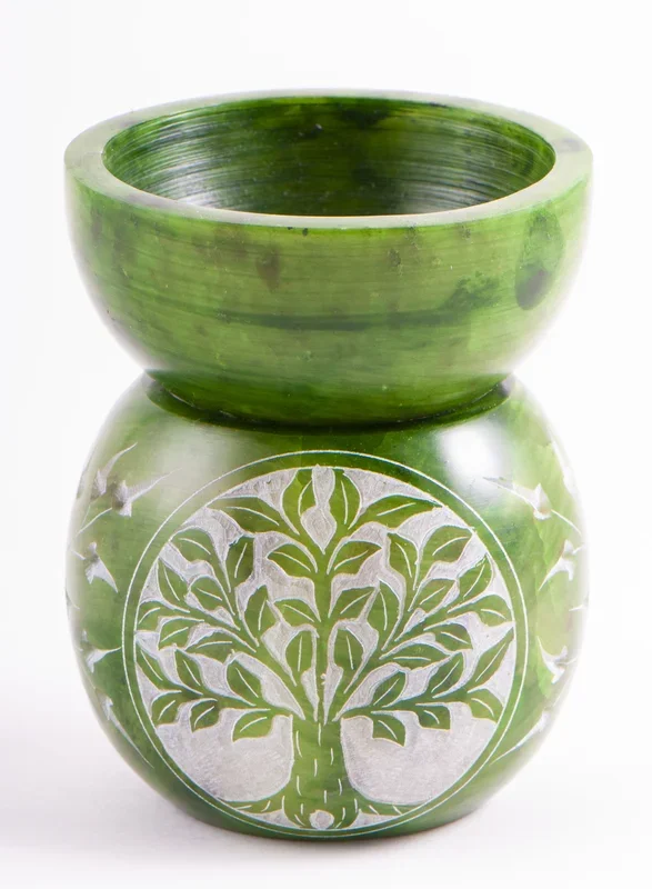Grüne Aromalampe Kugel Yggdrasil