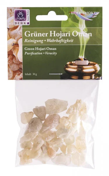 Grüner Hojari Oman – Räucherwerk in Tüten