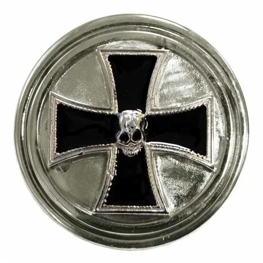 Gürtelschnalle – Iron Cross Skull