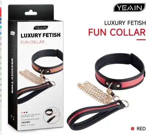 Halsband mit kurzer Leine