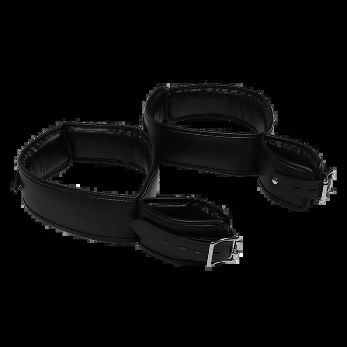 Hand and Thigh Cuffs Set – Black