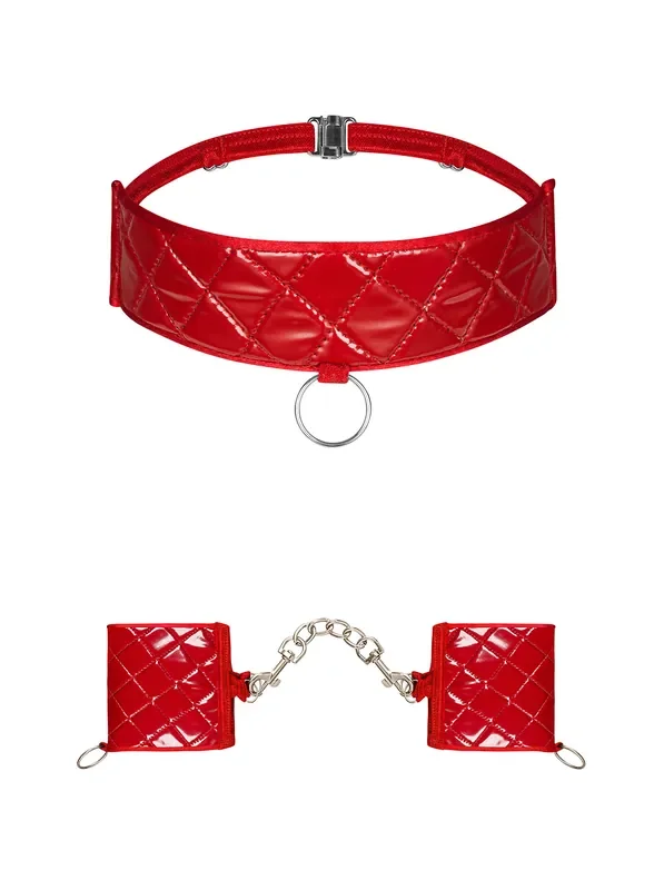Handfesseln mit Halsband
