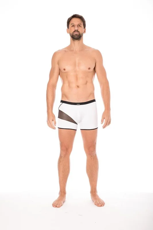 Herren Boxer Short weiß