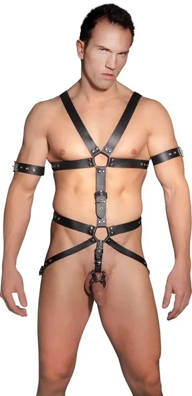 Herren Harness aus Leder verstellbar