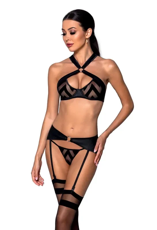 Hima 3-tlg. Straps Set schwarz
