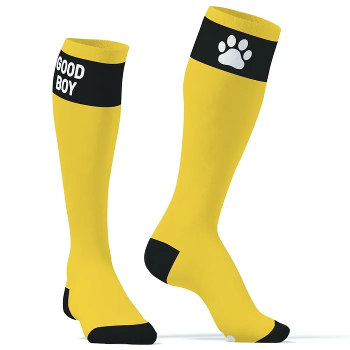 Hohe Socken Big Good Boy Gelb