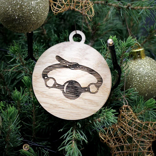 Holz Christbaumkugel Knebel – penumbra