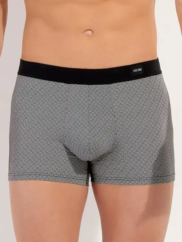HOM Herbie Comfort Boxer Brief, schwarz print