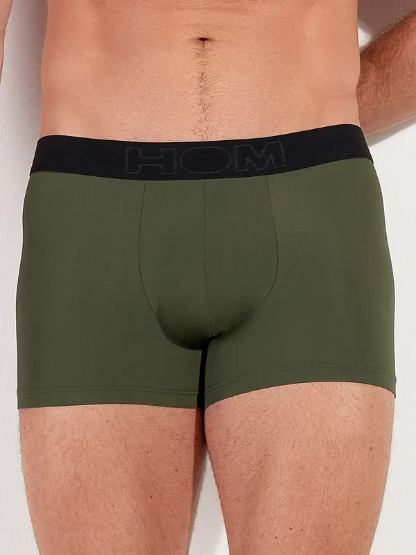 HOM Supersoft Boxer Brief, khaki green