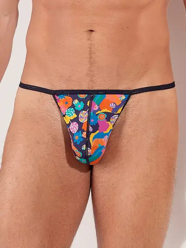 HOM Willy G-String, multico print