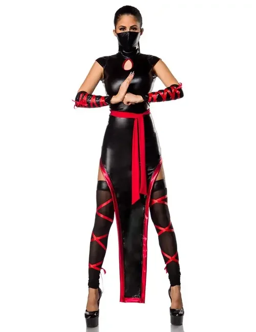Hot Ninja-Girl Kostüm Set