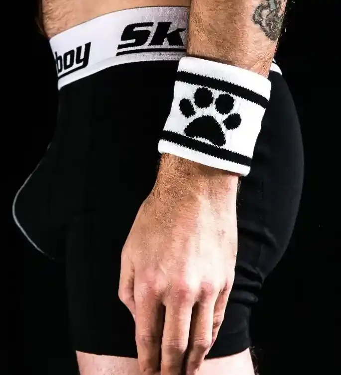 Hund Pfote Sk8erboy Schweißband
