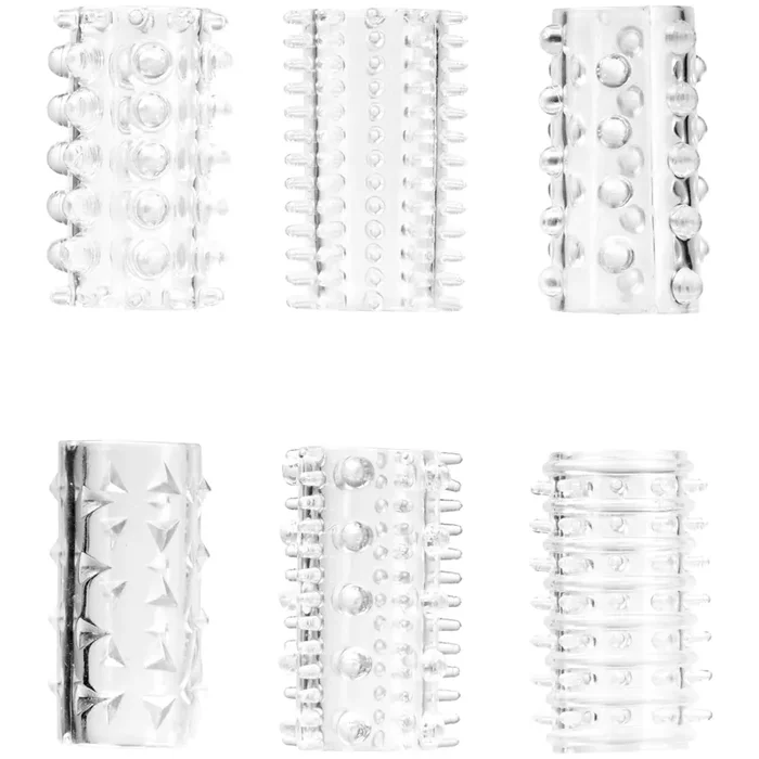 Icon Brands Crystalline Penishülle 6er Pack