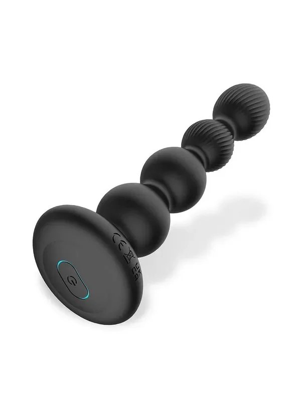 IntoYou Mouve Vibro-Analplug mit Wellenbewegungen, schwarz