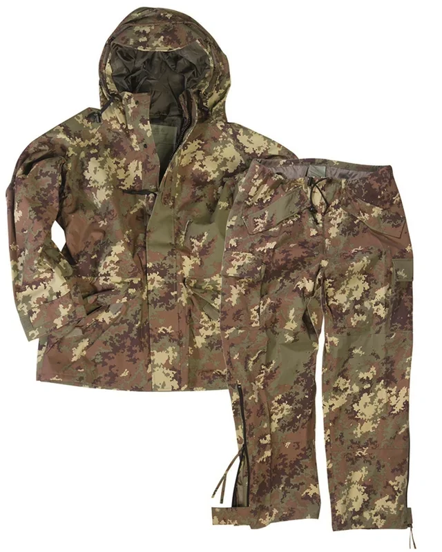 Ital. Regenanzug aus Jacke und Hose