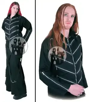 Jacke mit vielen Reißverschlüssen – Unisex