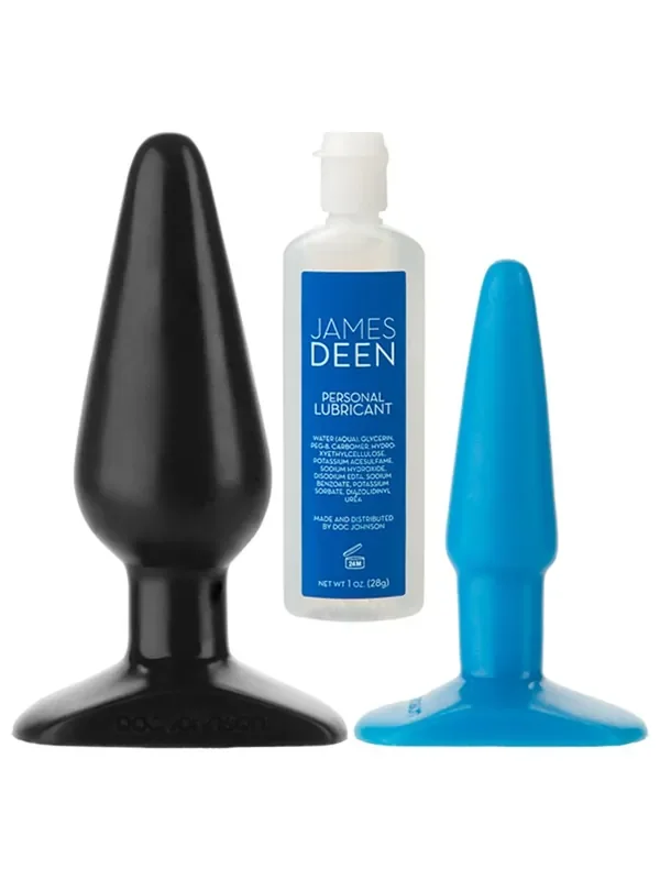 James Deen Anales Trainingsset in Schwarz und Blau