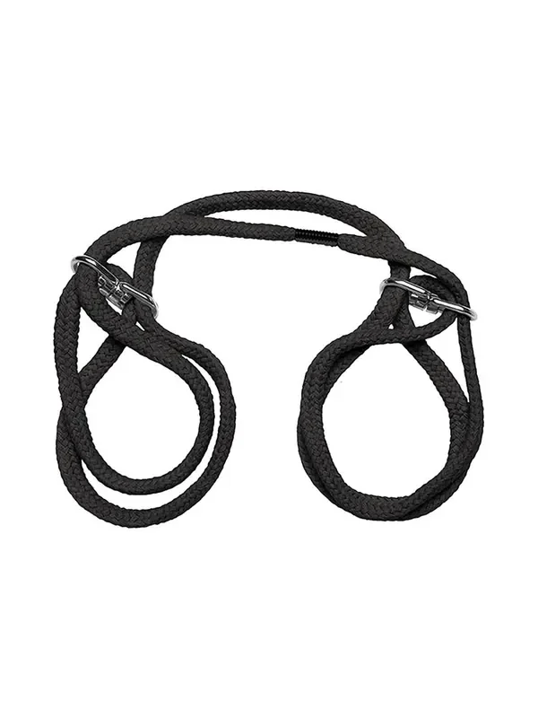 Japanese Style Cotton Cuffs Bondage-Seil-Fessel, schwarz